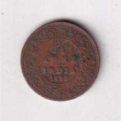British India 1/12 Annas 1895 Victoria Rare Coin#AA-114