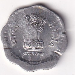 Alternative view of Error Old 10 Paisa 1986 Rare Coin#AA-116