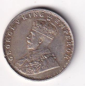 British India ½ Rupee 1936 (George V) Mumbai Mint Rare Silver Coin