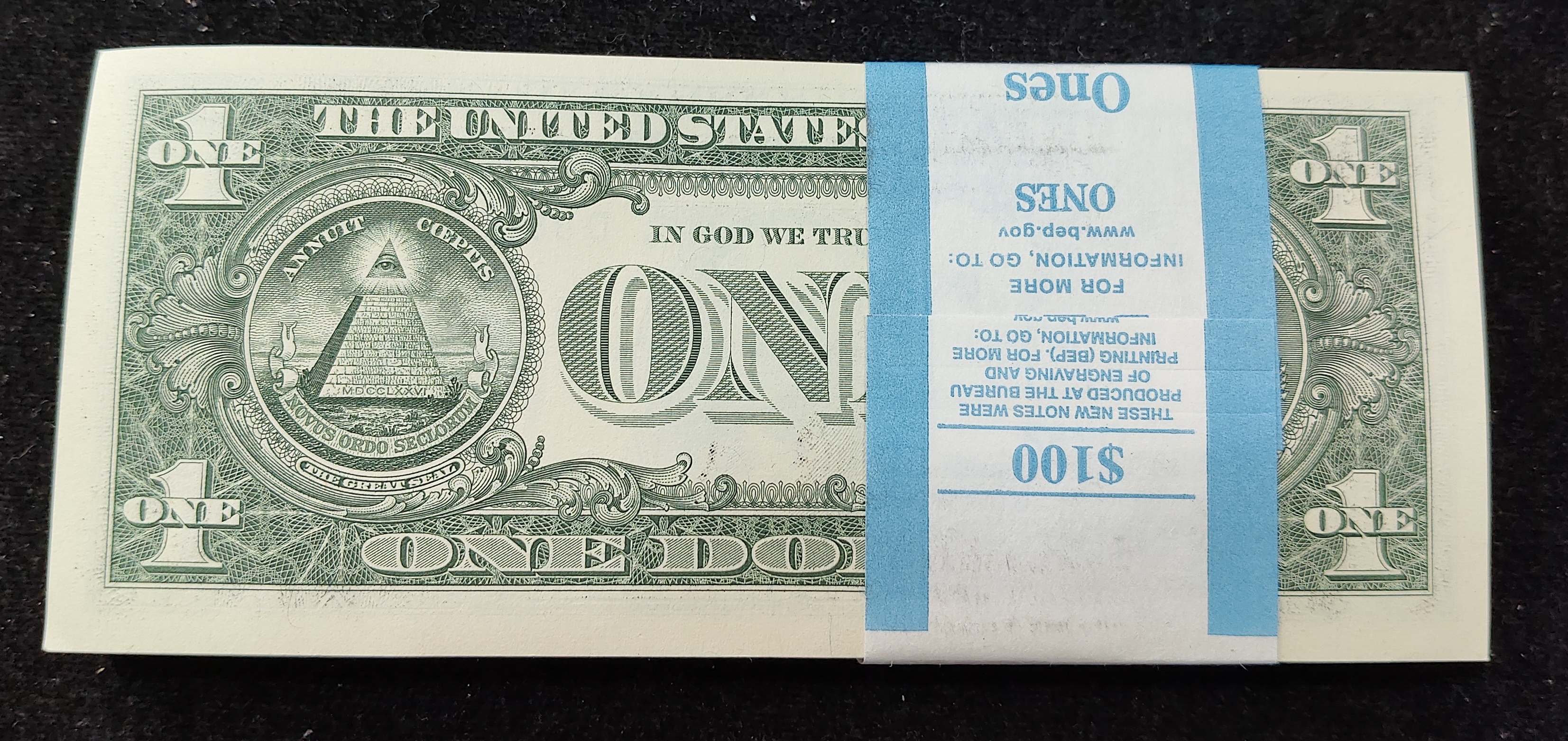 1 Dollar Rare GEM UNC Serial Packet with Fancy Number Ending 786 - Image 2