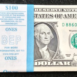 1 Dollar Rare GEM UNC Serial Packet with Fancy Number Ending 786