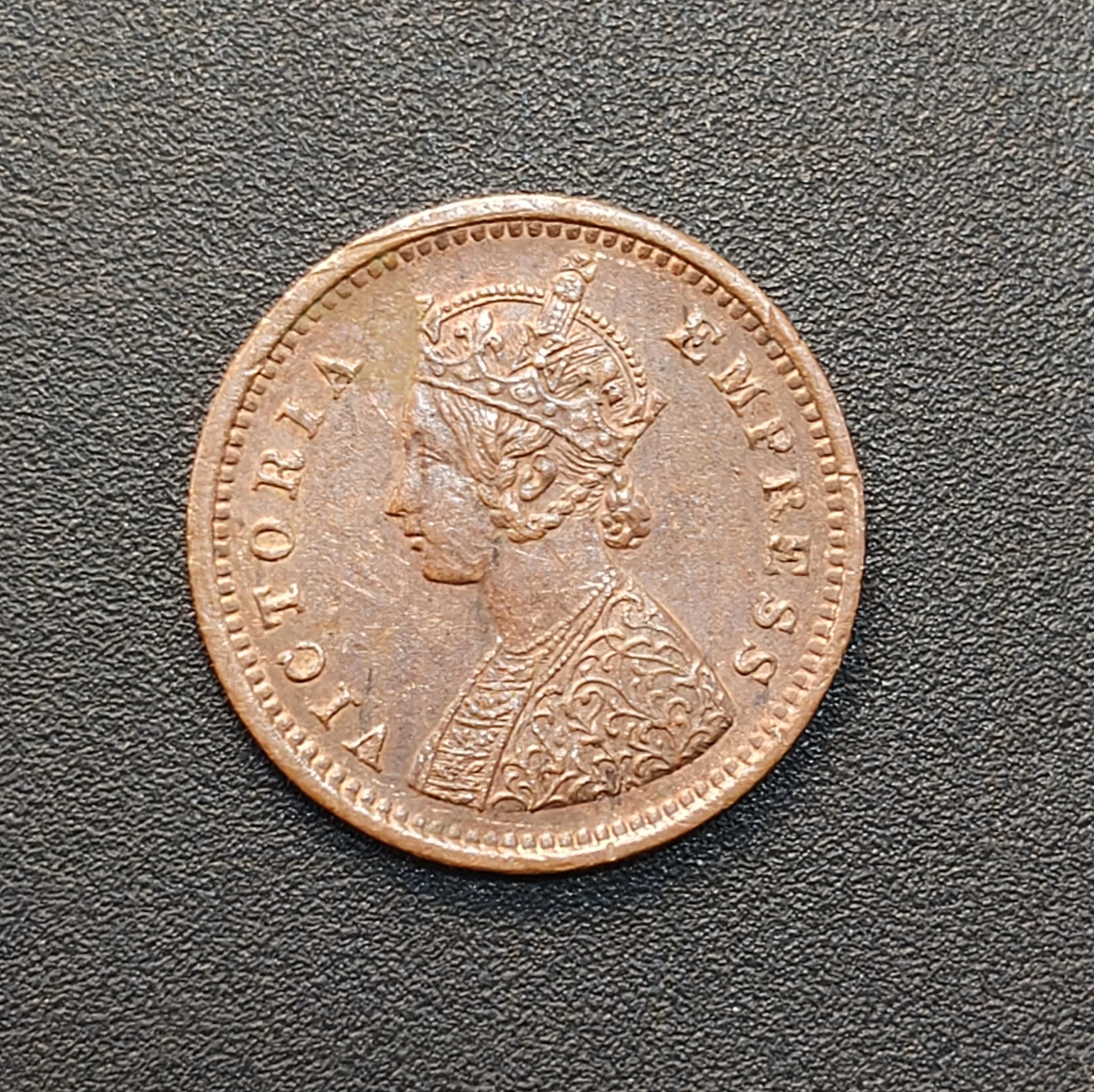 British India 1/12 Anna 1884 (Victoria) Almost Unc Condition Rare Date Coin