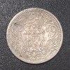 India - British 2 Annas 1890 - Victoria Rare Silver Coin