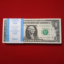 Extremely Rare One Dollar Serial Full Bundle Gem Bunc Condition United States of America