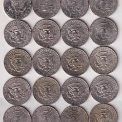 Alternative view of 27 Different Dates United States ½ Dollar ("Kennedy Half Dollar") Rare Coin Set(27 Pcs)AA-139