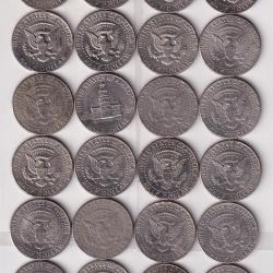 Alternative view of 31 Different Dates United States ½ Dollar ("Kennedy Half Dollar") Rare Coin Set(31 Pcs)AA-141