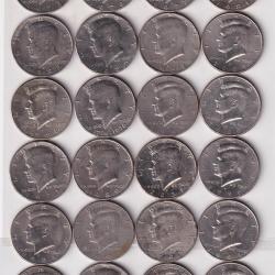 31 Different Dates United States ½ Dollar ("Kennedy Half Dollar") Rare Coin Set(31 Pcs)AA-141