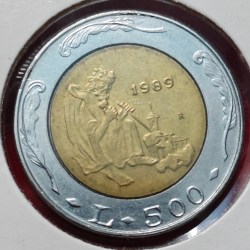 500 Lire The Holy stonemason Marino