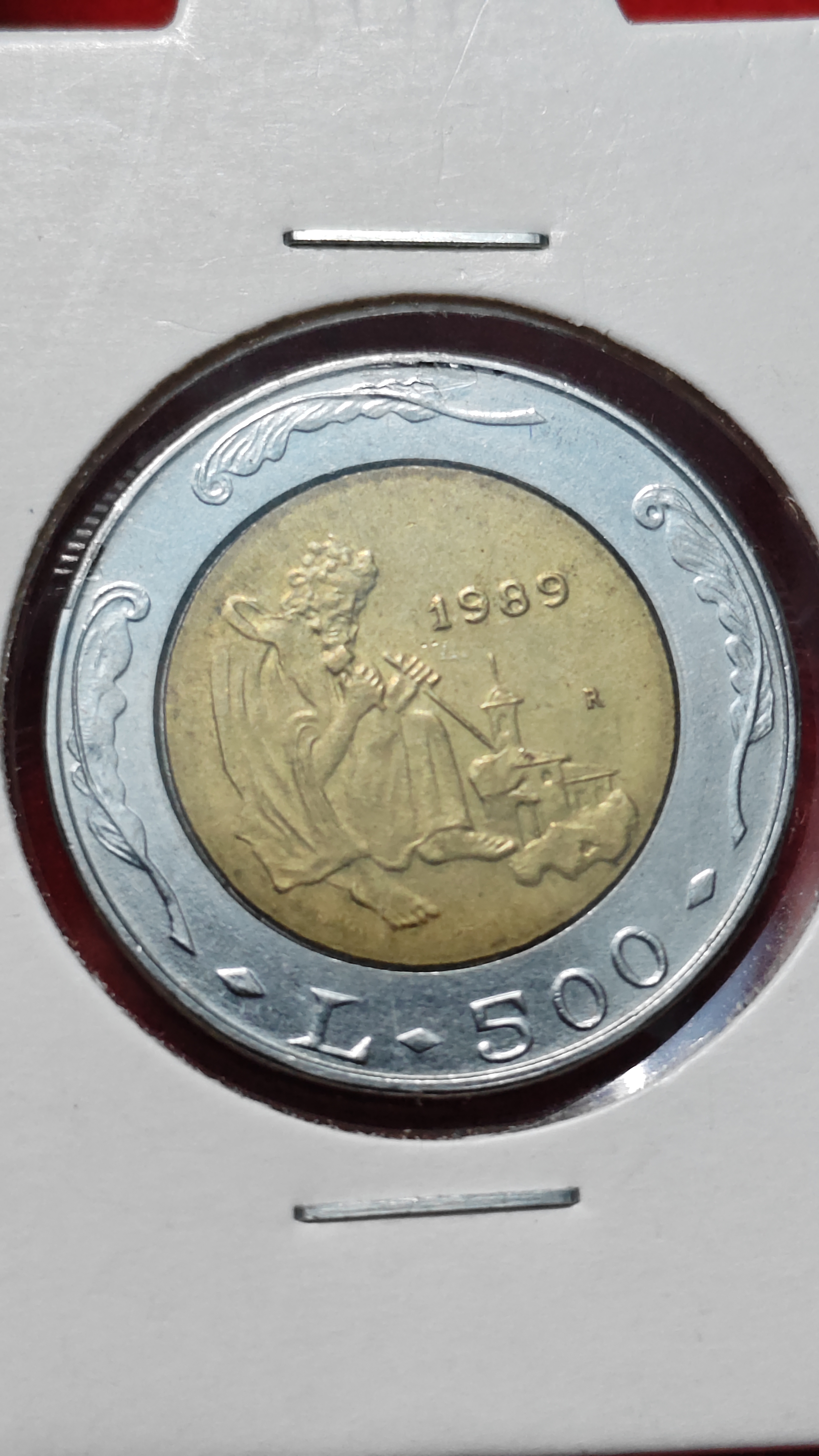 500 Lire The Holy stonemason Marino