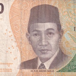 Indonesia 5000 Rupiah Rare Note#B2