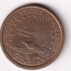 Alternative view of United States 1 Dollar 2000 (Sacagawea Dollar) Rare Coin#AA-153
