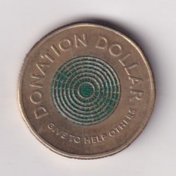 Australia 1 Dollar 2020 - Elizabeth II 6th Portrait - Donation Dollar Rare Colour Coin #AA-145