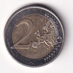 Alternative view of Luxembourg 2 Euros 2023 (Henri I 2nd map) Rare Bimetallic Coin#AA-160