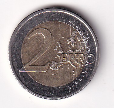 Luxembourg 2 Euros 2023 (Henri I 2nd map) Rare Bimetallic Coin#AA-160
