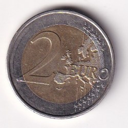 Alternative view of France 2 Euros 2022 (2nd type) Rare Bimetallic Coin#AA-149