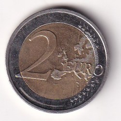 Alternative view of Germany 2 Euros 2025 (German Reunification) Rare Bimetallic Commemorative Coin#AA-150