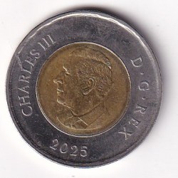 Canada 2 Dollars 2025 (Charles III) Rare Bimetallic Coin#AA-164