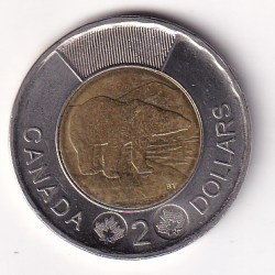 Alternative view of Canada 2 Dollars 2025 (Charles III) Rare Bimetallic Coin#AA-164