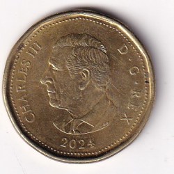 Canada 1 Dollar 2024 (Charles III) Rare Coin#AA-167