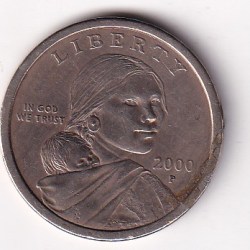 United States 1 Dollar 2000 (Sacagawea Dollar) Rare Coin#AA-146