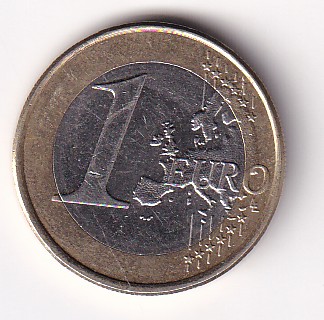 Croatia 1 Euro 2023 (2nd map) Rare Bimetallic Coin#AA-170 - Image 2