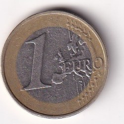Alternative view of Latvia 1 Euro 2014 Rare Bimetallic Coin#AA-171