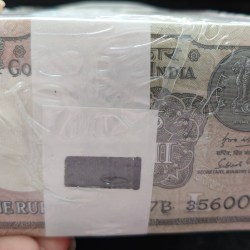 2019 ONE RUPEES GOVERNOR SUBHASH GARG RARE SEALED PACKED 1000 NOTE RIM