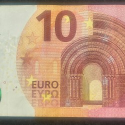 Eurozone 10 Euros Europa Series Rare Note #B2