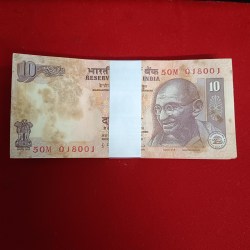 Ten Rs Old Full Bundle Governor D Subbarao Year 2011 018001