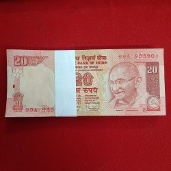 Twenty Rs Old Full Bundle Governor D.Subarao Year 2010 Unc Condition 955901