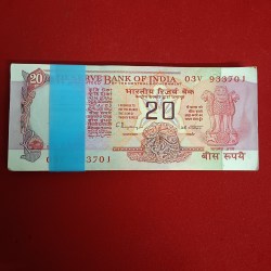 Extremely Rare Twenty Rs Rare Full Bundle End 786 Governor C Rangarajan Gem Unc Condition 933701
