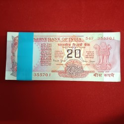 Extremely Rare Twenty Rs Chakra Rare Full Bundle End 786 Governor C Rangarajan Gem Unc Condition 355701