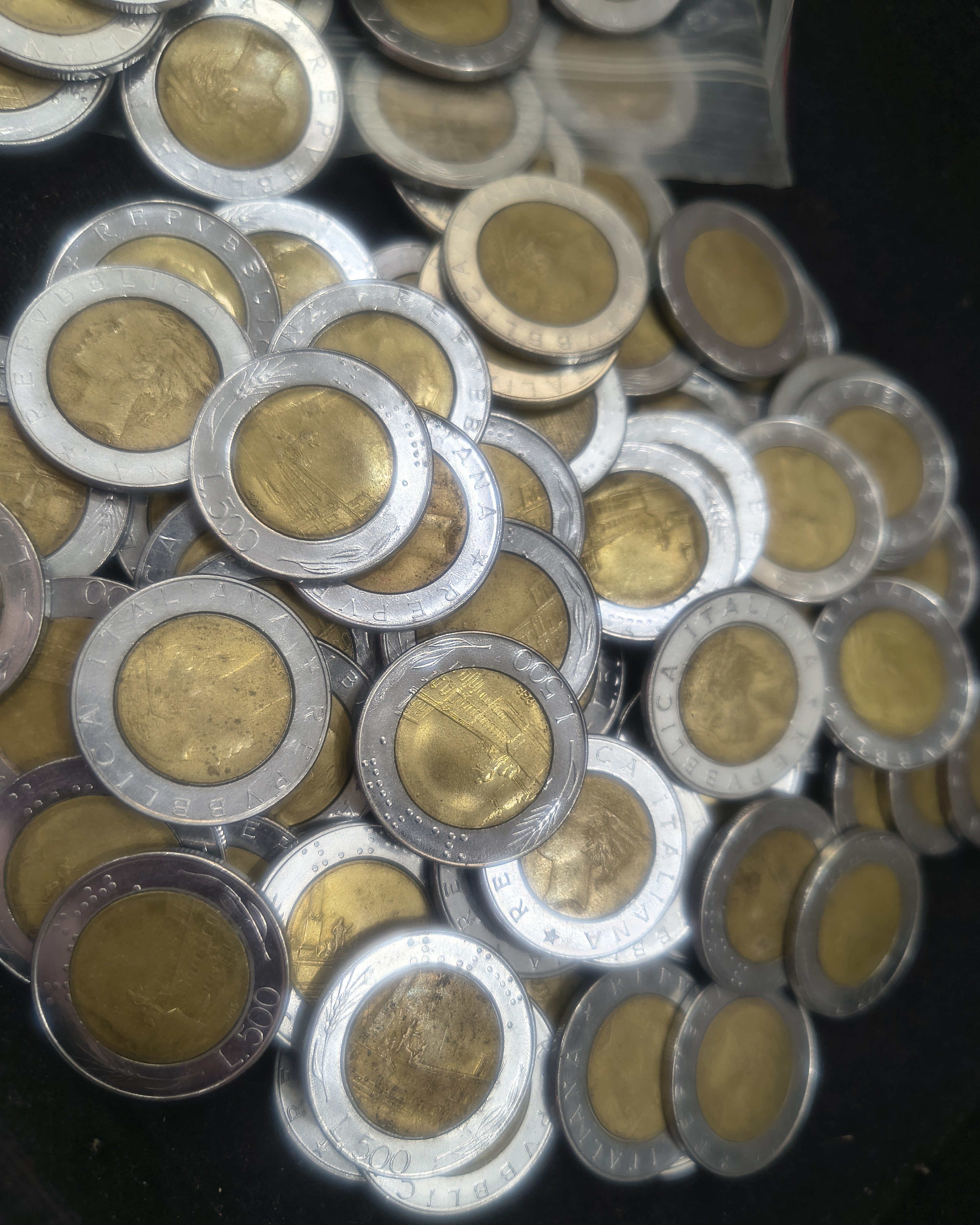 Italy 500 Lire Bimetallic ( 10 COIN LOTT) - Image 2