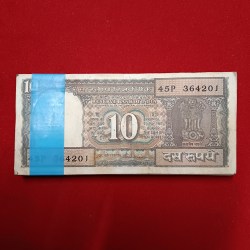 Ten Rs Rare Black Boat Full Bundle Governor S.Venketramam 364201