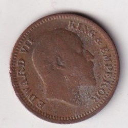 Alternative view of British India 1/2 Pice 1903 (Edwrad VII) Rare Coin #X-14