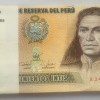 Peru 500 Intis Gem Unc (100 Note) Serial Packet
