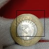 Ten Rs Ring Double Strike Shifted RBI Mistake Error Coin 2015 Year - Image 2