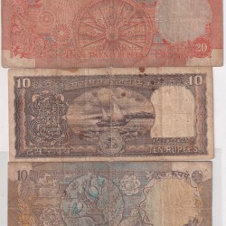 Alternative view of 3 Different Note (Different Governor) Rare Set