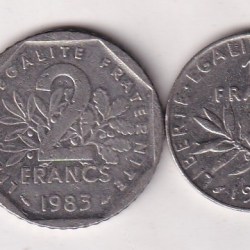 France 4 Different Denomination Rare Coin Set#X-26
