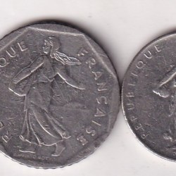 Alternative view of France 4 Different Denomination Rare Coin Set#X-26