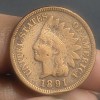 United States 1 Cent 1891 "Indian Head Cent" Rare Coin
