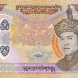 Bhutan 100 Ngultrum Rare Polymer Note #B2