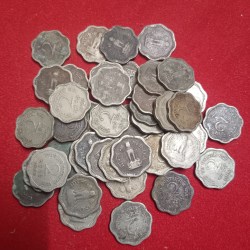 Alternative view of Two Paise Copper Nickel Coins Mix Year 44 Pcs Given