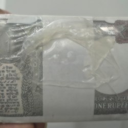 Alternative view of ONE RUPEES 2018 GOVERNOR SUBHASH GARG RARE (1000 NOTE) SEALED PACKED RIM