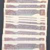 1 Rupees MIX Governor (100 PCS LOTT) Rare UNC NOTE#*19 - Image 2