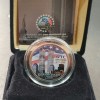 World Trade Center ( 5TH Anniversary) 2006 New YORK Colorized Rare U.S. Mint Coin Set with Wooden BOX ; Cover and Certificate - Image 3