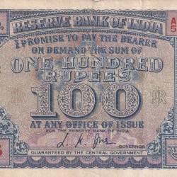 100 Rupees Diamond Issue Governor L.K Jha Rare Note