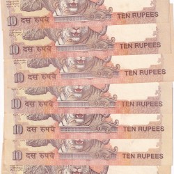 Alternative view of Ending 786 Fancy Number 10 Rupees Gem Unc Governor Y.B Reddy Rare Note (Buyer Will Receive Randomly 1 Note)