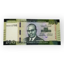 Liberia 100 Dollars Banknote 2016 P31a UNC Unique and Rare