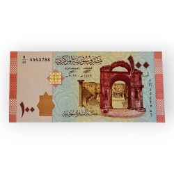 Syria 100 Pounds Issue World Banknote Ending 786 Series